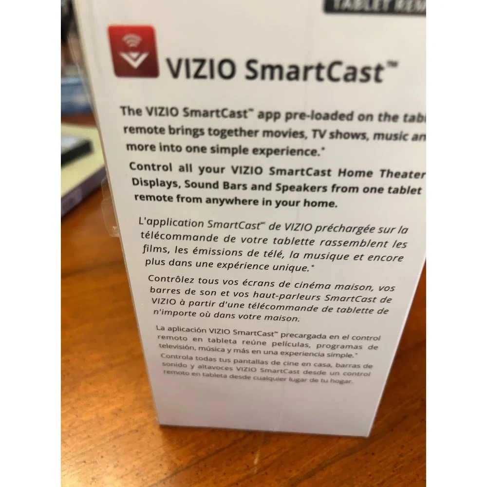 NWT Sealed VIZIO SmartCast Tablet Remote VZ10 Android HD Display Replacement